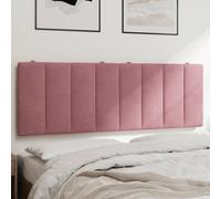 vidaXL Cuscino Testiera Hanko Rosa 140 cm in Velluto, Cuscino Testata, Testata Imbottita, Cuscino per Testata Letto, testiera Imbottita