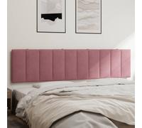 vidaXL Cuscino Testiera Rosa 200 cm in Velluto, cuscino testata, testata imbottita, cuscino per testata letto, testiera imbottita