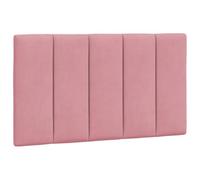 vidaXL Cuscino Testiera Hanko Rosa 90 cm in Velluto, Cuscino Testata, Testata Imbottita, Cuscino per Testata Letto, testiera Imbottita
