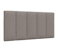 vidaXL Cuscino Testiera Hanko Tortora 100 cm in Tessuto
