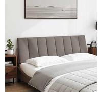 vidaXL Cuscino Testiera Tortora 160 cm in Tessuto