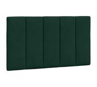 vidaXL Cuscino Testiera Hanko Verde Scuro 80 cm in Velluto