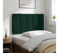 vidaXL Cuscino Testiera Hanko Verde Scuro 80 cm in Velluto