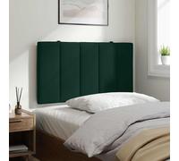vidaXL Cuscino Testiera Hanko Verde Scuro 90 cm in Velluto