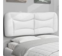 vidaXL Cuscino Testiera Hvar Bianco 137 cm in Similpelle