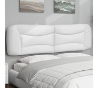 vidaXL Cuscino Testiera Hvar Bianco 193 cm in Similpelle
