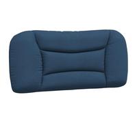 vidaXL Cuscino Testiera Blu 90 cm in Tessuto