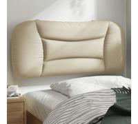 vidaXL Cuscino Testiera Crema 80 cm in Tessuto