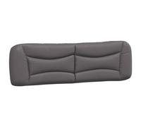 vidaXL Cuscino Testiera Hvar Grigio 180 cm in Similpelle