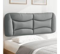 vidaXL Cuscino Testiera Hvar Grigio Chiaro 137 cm in Tessuto