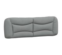 vidaXL Cuscino Testiera Grigio Chiaro 160 cm in Tessuto