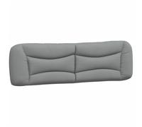 vidaXL Cuscino Testiera Grigio Chiaro 180 cm in Tessuto
