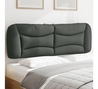 vidaXL Cuscino Testiera Hvar Grigio Scuro 152 cm in Tessuto