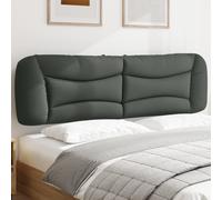 vidaXL Cuscino Testiera Hvar Grigio Scuro 183 cm in Tessuto