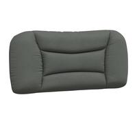 vidaXL Cuscino testiera Hvar in tessuto Grigio scuro 80 cm