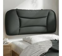 vidaXL Cuscino testiera Hvar in tessuto Grigio scuro 80 cm