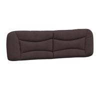 vidaXL Cuscino Testiera Hvar Marrone Scuro 180 cm in Tessuto