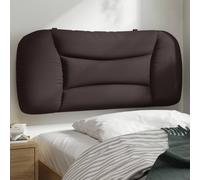 vidaXL Cuscino Testiera Marrone Scuro 80 cm in Tessuto