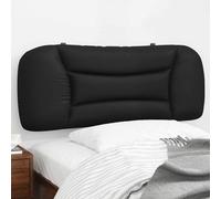 vidaXL Cuscino testiera Hvar Nero 100 cm in Similpelle