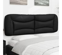 vidaXL Cuscino Testiera Nero 160 cm in Similpelle
