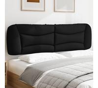 vidaXL Cuscino Testiera Hvar Nero 193 cm in Similpelle
