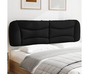 vidaXL Cuscino Testiera Hvar Nero 193 cm in Similpelle