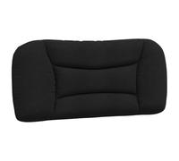 vidaXL Cuscino testiera Hvar 80 cm Nero in tessuto