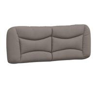 vidaXL Cuscino Testiera Hvar Tortora 120 cm in Tessuto