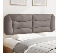 vidaXL Cuscino Testiera Tortora 160 cm in Tessuto