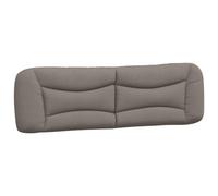 vidaXL Cuscino Testiera Hvar Tortora 180 cm in Tessuto