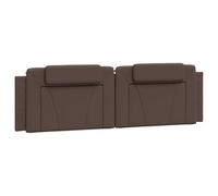 vidaXL Cuscino Testiera Marrone 180 cm in Similpelle