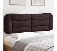 vidaXL Cuscino per testiera marrone scuro 160 cm in tessuto