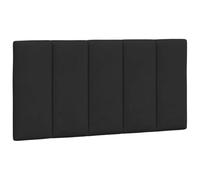 vidaXL Cuscino Testiera Nero 100 cm in Velluto
