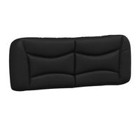 vidaXL Cuscino Testiera Nero 140 cm in Similpelle