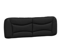 vidaXL Cuscino Testiera Nero 160 cm in Similpelle