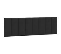 vidaXL Cuscino Testiera Nero 160 cm in Velluto, cuscino testata, testata imbottita, cuscino per testata letto, testiera imbottita