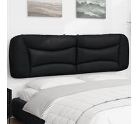 vidaXL Cuscino testiera Nero 180 cm in Similpelle