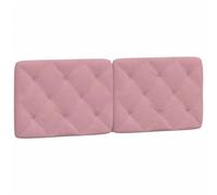 vidaXL Cuscino Testiera Rosa 120 cm in Velluto