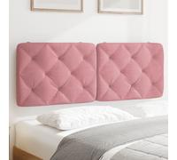 vidaXL Cuscino Testiera Rosa 120 cm in Velluto