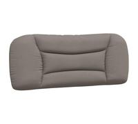 vidaXL Cuscino Testiera Tortora 100 cm in Tessuto