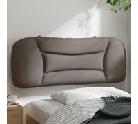 vidaXL Cuscino Testiera Tortora 100 cm in Tessuto