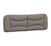 vidaXL Cuscino Testiera Tortora 160 cm in Tessuto