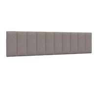 vidaXL Cuscino Testiera Tortora 200 cm in Tessuto