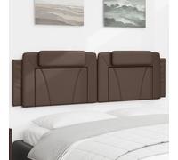 vidaXL Cuscino Testiera Marrone 180 cm in Similpelle