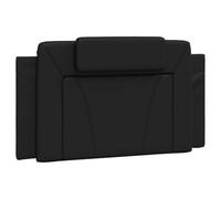 vidaXL Cuscino Testiera Viana Nero 100 cm in Similpelle