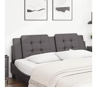 vidaXL Cuscino Testiera Zadar Grigio 180 cm in Similpelle