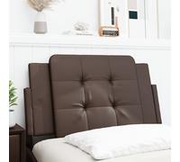 vidaXL Cuscino Testiera Zadar Marrone 80 cm in Similpelle
