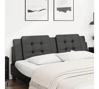 VIDAXL - Cuscino Testiera Nero 180 Cm In Similpelle - SPEDIZIONE GRATUITA