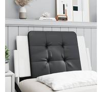 vidaXL Cuscino Testiera Zadar Nero e Bianco 80 cm in Similpelle