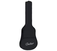 vidaXL Custodia per Chitarra Classica 4/4 Nera 100 x 37 cm in Tessuto